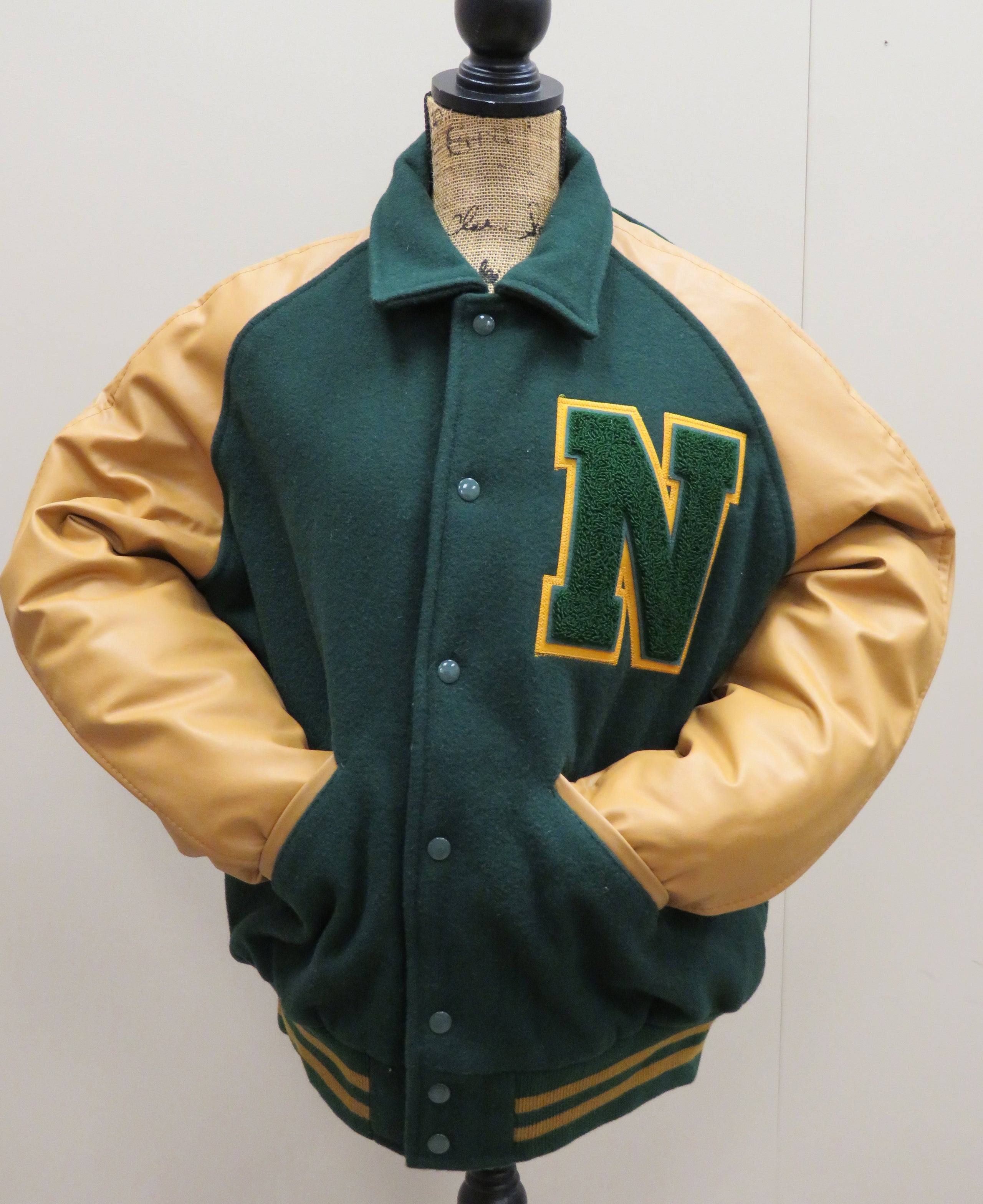 Nixon High School Varsity Jacket Vinyl Sleeves Varsity Jackets and Patches
